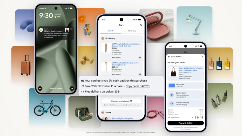 Google 的 Universal Cart 购物工具在美国上线，支持跨零售商归集商品与降价提醒